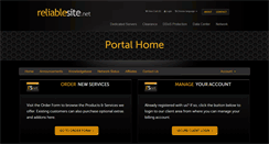 Desktop Screenshot of payments.reliablesite.net